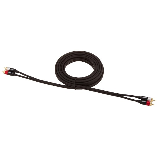 AmazonBasics 1/2-Male to 2-Male RCA Audio interconnects - 8 feet, 2-Male to 2-Male AmazonBasics 1/2-Male to 2-Male RCA Audio interconnects - 8 feet, 2-Male to 2-Male