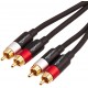 AmazonBasics 1/2-Male to 2-Male RCA Audio interconnects - 8 feet, 2-Male to 2-Male