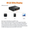 AmazonBasics 4K HDMI to HDMI and Audio (RCA Stereo or Spdif) Extractor Converter (Supports Apple TV. CEHFAE0101