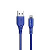 AmazonBasics Apple  USB Charge and Sync Extra Tough Cable, 10 Feet (3 Meters) - Blue