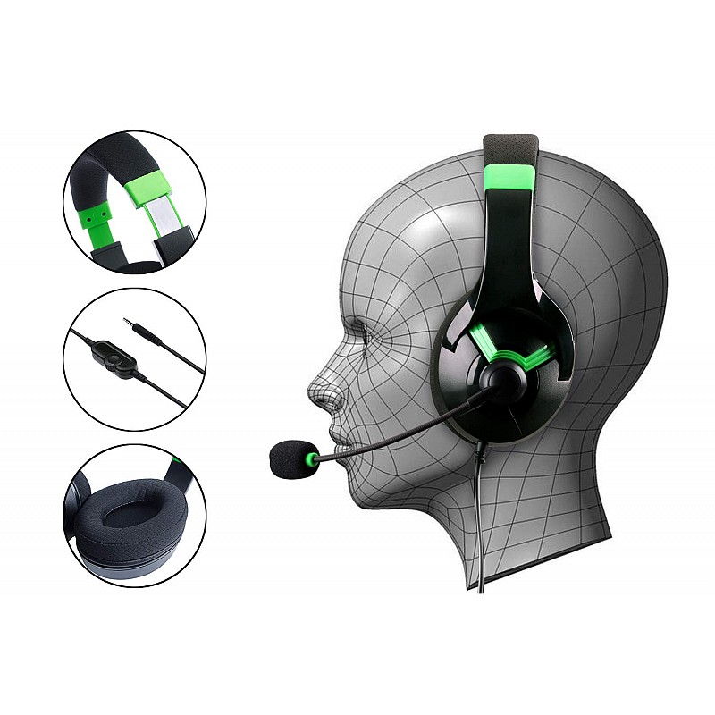 Airtree Gaming Headset - Green