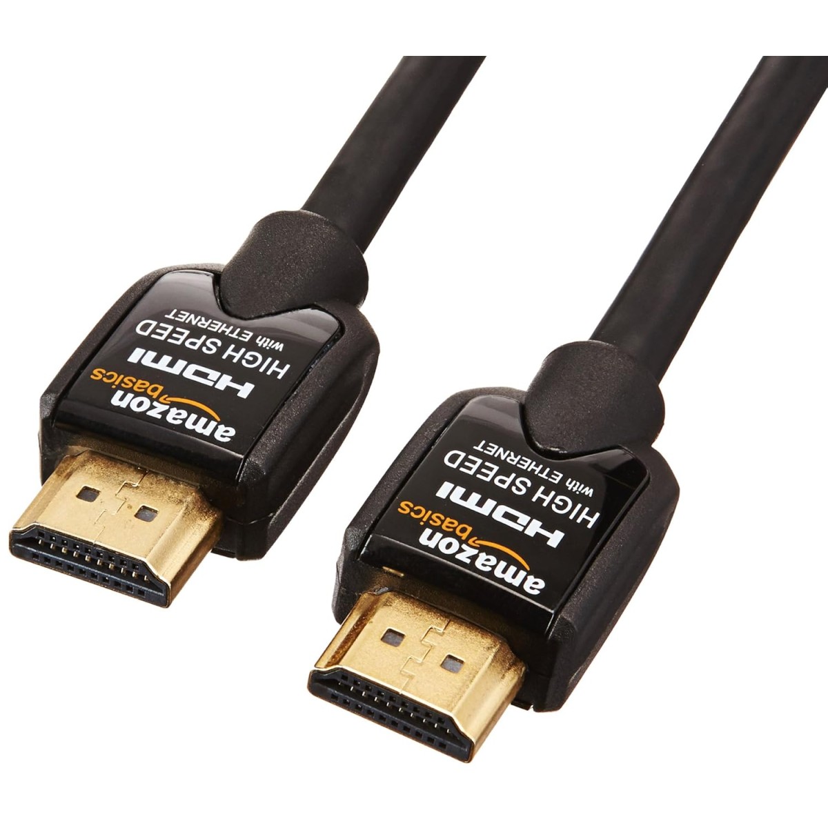 AmazonBasics High-Speed HDMI Cable 2-Pack - 3 Feet (0.9 Meters) Supports Ethernet, 3D, 4K and Audio Return