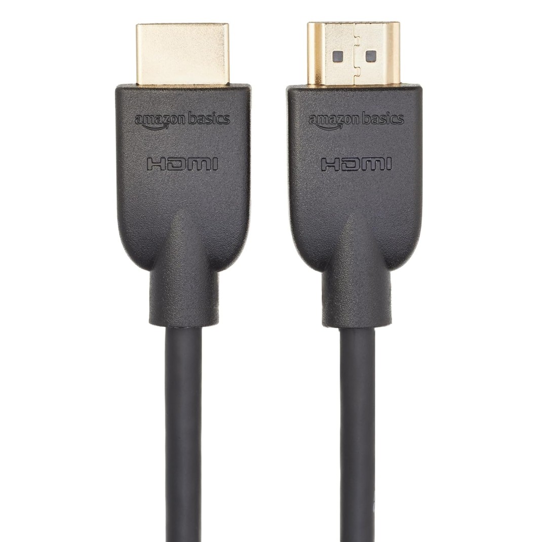 AmazonBasics High-Speed HDMI Cable,3 Feet (Black,2-Pack)-Supports Ethernet,3D,4K video