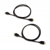AmazonBasics High-Speed HDMI Cable,3 Feet (Black,2-Pack)-Supports Ethernet,3D,4K video AmazonBasics High-Speed HDMI Cable,3 Feet (Black,2-Pack)-Supports Ethernet,3D,4K video