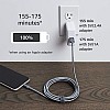 AmazonBasics Nylon Braided Lightning to USB Cable - MFi Certified Apple iPhone Charger, Dark Gray, 3-Ft 