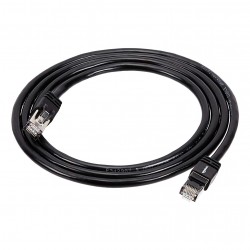 AmazonBasics RJ45 Cat 7 High-Speed Gigabit Ethernet Patch Internet Cable, 10Gbps, 600MHz - Black, 10-Foot