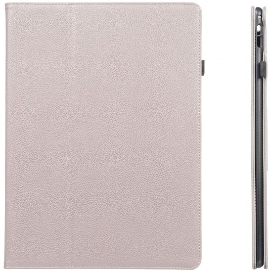 Airtree ipad Pro PU Leather Case with Auto Wake/Sleep Cover Pink 12.9 Inch