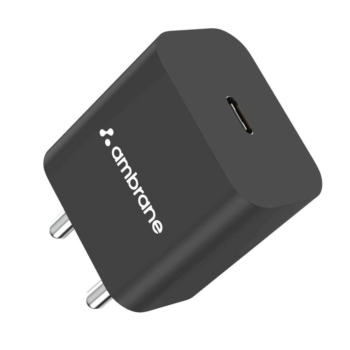 Ambrane 20W Type C Mobile Charger Adapter, Fast Charging for Android, iPhone (Raap M20)