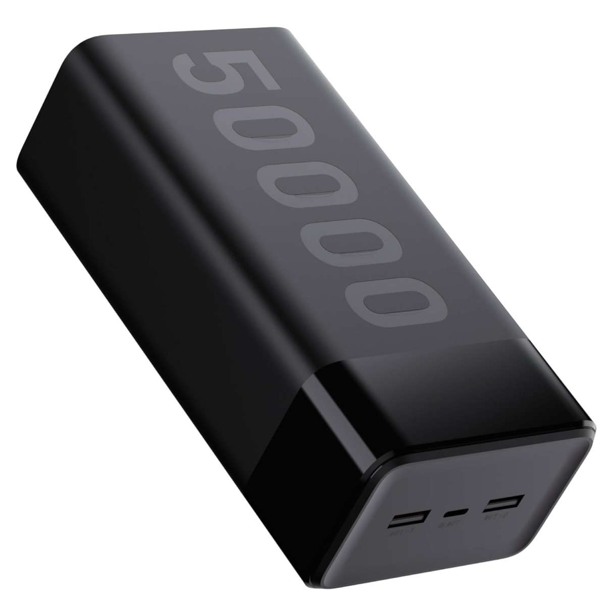 Ambrane 50000mAh Powerbank, 20W Fast Charging, Triple Output (2 USB & 1 Type C), PD, Quick Charge for iPhone, Android & Other Devices