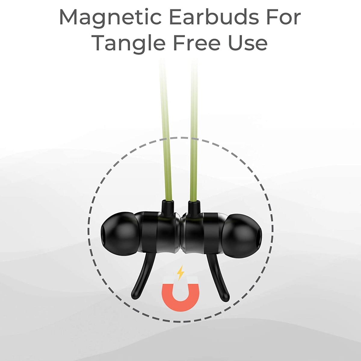 Ambrane Bluetooth Wireless Earphones with High Bass Stereo Sound 10 Hours Playtime Water Splash Proof inbuilt Mic ANB-33 Black Neon Ambrane Bluetooth Wireless Earphones with High Bass Stereo Sound 10 Hours Playtime Water Splash Proof inbuilt Mic ANB-33 Black Neon