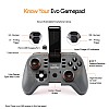 AMKETTE Evo Gamepad Go Bluetooth Gamepad  (Black-Grey, For Android)