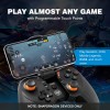 Amkette Evo Gamepad Pro 4 Programmable Gamepad for Android | for Snapdragon Devices Only | with Touch Point Mapping | Works with Genshin, BGMI, COD, Mobile Legends and More | Bluetooth 4.0 (Black)