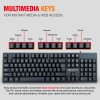 Amkette Lexus Neo Keyboard Mouse Combo Wired for Laptops, PCs & USB-Compatible Devices | UV-Coated, Long-Lasting, Anti-Fade Keys (Black)