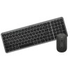 Amkette Wi-Key Max Multi Device (3 in 1) Rechargeable Wireless Keyboard Mouse Combo | One Click Device Switching and AI Access for iOS, Windows, Android| Scissor Keys, Dual OS Layout | 3200 DPI