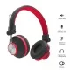 Ant Audio Treble H82 On Ear Bluetooth Headphone with Mic (Black Red)