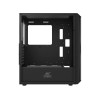 Ant Esports 220 Air Mid- Tower Computer Case/Gaming Cabinet - Black | Support - ATX, M-ATX, ITX | Pre-Installed 3 x 120mm Front Fans and 1 x 120mm Rear Fan
