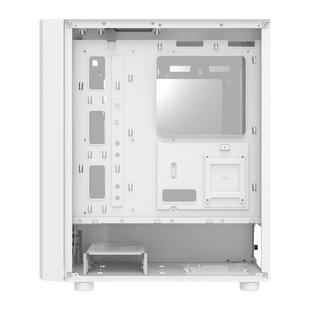 Ant Esports 250 Air Mid- Tower Computer Case/Gaming Cabinet - White | Support - ATX, M-ATX, ITX | Pre-Installed 3 x 120mm Front Fans