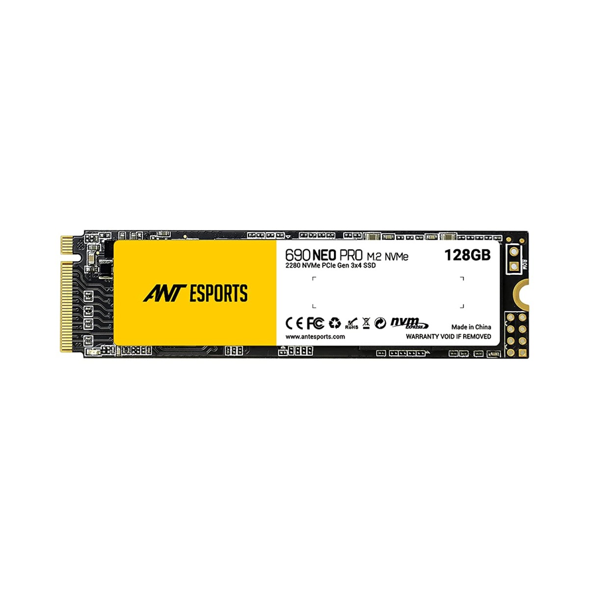 Ant Esports 690 Neo Pro M.2 NVMe SSD 128 GB Internal Solid State Drive (SSD) with NMVe
