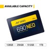 Ant Esports 690 Neo Sata 2.5 128 GB SSD Internal Solid State Drive (SSD) with SATA III Interface, 6Gb/s, Fast Performance