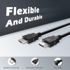 Ant Esports AEH0105 HDMI Cable 4K High-Speed HDMI Cord 18Gbps with Ethernet Support 4K 60Hz Compatible with Windows,Apple more