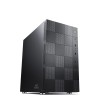 Ant Esports Elite 1000 TG Mid-Tower Computer Case/Gaming Cabinet - Black | Supports M-ATX, ITX with Pre-Installed 1 x 120mm Black Rear Fan