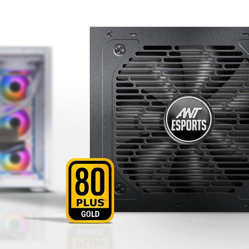 Ant Esports FP750B 80 Plus Bronze Certified Non Modular Gaming Power Supply/PSU with Active PFC, Flat Black Cables and Silent Fan Ant Esports FP750B 80 Plus Bronze Certified Non Modular Gaming Power Supply/PSU with Active PFC, Flat Black Cables and Silent Fan