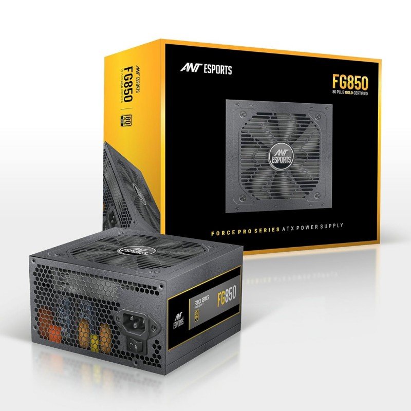 Ant Esports FP750B 80 Plus Bronze Certified Non Modular Gaming Power Supply/PSU with Active PFC, Flat Black Cables and Silent Fan Ant Esports FP750B 80 Plus Bronze Certified Non Modular Gaming Power Supply/PSU with Active PFC, Flat Black Cables and Silent Fan