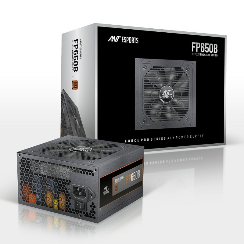 Ant Esports FP750B 80 Plus Bronze Certified Non Modular Gaming Power Supply/PSU with Active PFC, Flat Black Cables and Silent Fan Ant Esports FP750B 80 Plus Bronze Certified Non Modular Gaming Power Supply/PSU with Active PFC, Flat Black Cables and Silent Fan