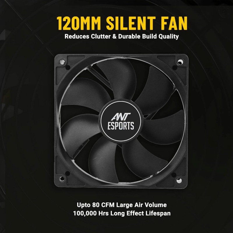 Ant Esports FP750B 80 Plus Bronze Certified Non Modular Gaming Power Supply/PSU with Active PFC, Flat Black Cables and Silent Fan Ant Esports FP750B 80 Plus Bronze Certified Non Modular Gaming Power Supply/PSU with Active PFC, Flat Black Cables and Silent Fan