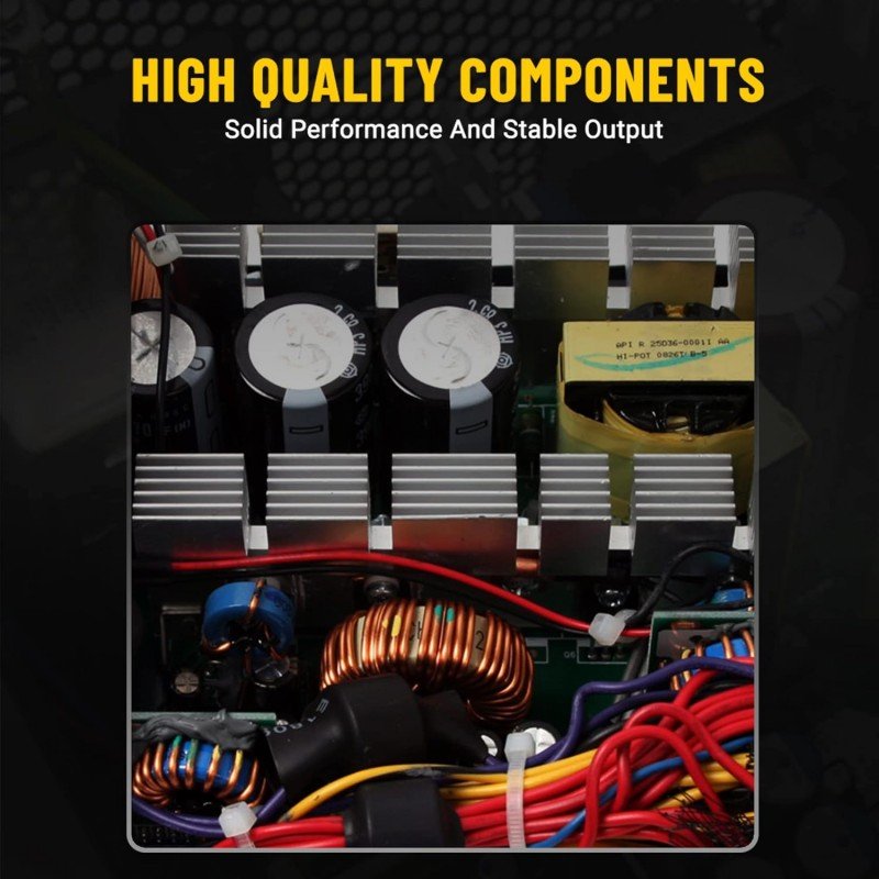 Ant Esports FP750B 80 Plus Bronze Certified Non Modular Gaming Power Supply/PSU with Active PFC, Flat Black Cables and Silent Fan Ant Esports FP750B 80 Plus Bronze Certified Non Modular Gaming Power Supply/PSU with Active PFC, Flat Black Cables and Silent Fan