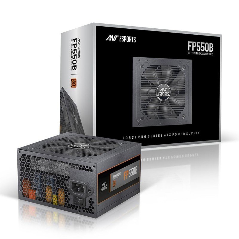 Ant Esports FP750B 80 Plus Bronze Certified Non Modular Gaming Power Supply/PSU with Active PFC, Flat Black Cables and Silent Fan Ant Esports FP750B 80 Plus Bronze Certified Non Modular Gaming Power Supply/PSU with Active PFC, Flat Black Cables and Silent Fan