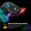 Ant Esports GM80 USB RGB Wired 6 Programmable Buttons, 3200 DPI Adjustable, Optical Gamer Gaming Mice Gaming Mouse with Multicolour LED Lights - Black