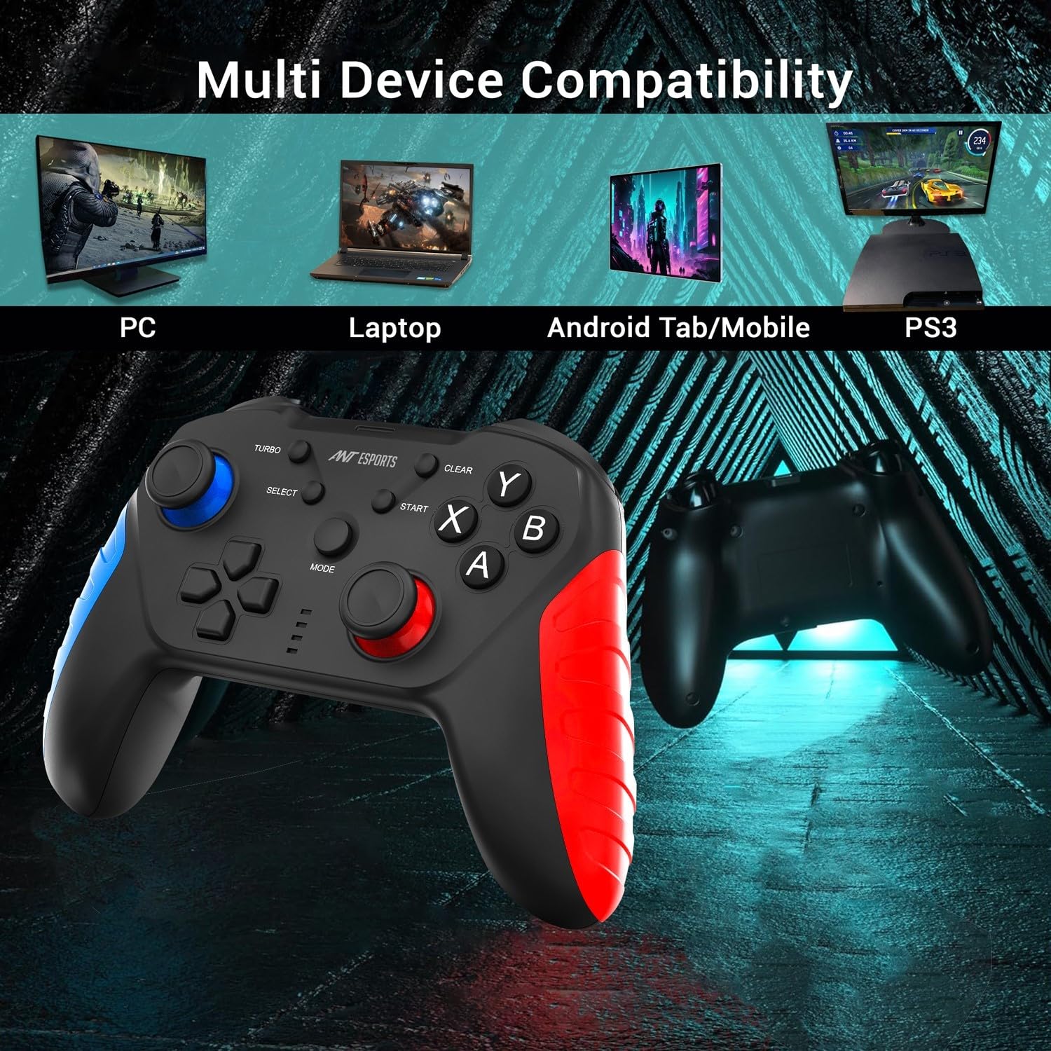 Ant Esports GP110 Wired Gamepad, Compatible for PC & Laptop Computer ...