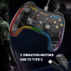 Ant Esports GP110R Wired Game-Pad with Neon RGB, Support PS3, N-Switch Gaming Console, PC, Android tv Set, Android Media Box, D-Input & X-Input Mode for Windows System