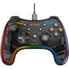 Ant Esports GP110R Wired Game-Pad with Neon RGB, Support PS3, N-Switch Gaming Console, PC, Android tv Set, Android Media Box, D-Input & X-Input Mode for Windows System