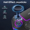Ant Esports GP400 RGB Wireless Gamepad | Hall Effect Triggers & Joystick | Double Shock, Six-Axis Sensor, Turbo Function | 1000mAh Battery, 12H Playtime | PC/PS4/PS3/Switch/Android/iOS – Black