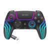 Ant Esports GP400 RGB Wireless Gamepad | Hall Effect Triggers & Joystick | Double Shock, Six-Axis Sensor, Turbo Function | 1000mAh Battery, 12H Playtime | PC/PS4/PS3/Switch/Android/iOS – Black