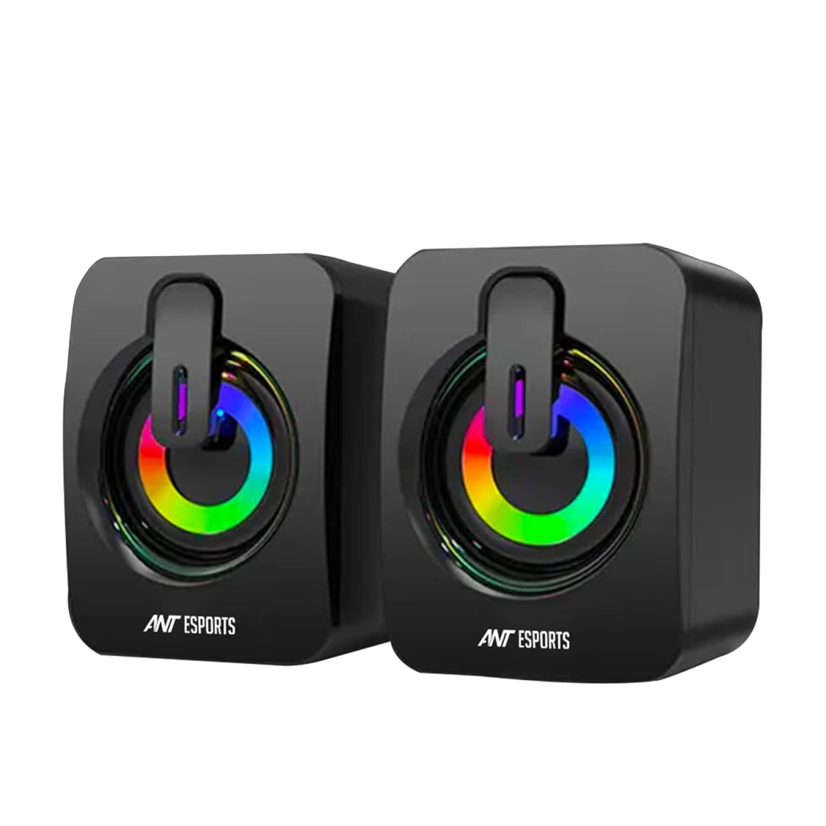 Ant Esports GS370SB Gaming Computer Speakers for PC Desktop Monitor, Dynamic RGB Computer Sound Bar with USB Powered PC Speakers, HiFi Stereo Gaming Speakers for PC, Laptop, Tablet, Cellphones.