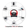 Ant Esports GW170 Competition Racing Steering Wheel with Universal USB Port and with Pedal, Suitable for PC, PS3, PS4, Xbox One, Xbox Series S&X, Nintendo Switch and Android TV – Red Black Ant Esports GW170 Competition Racing Steering Wheel with Universal USB Port and with Pedal, Suitable for PC, PS3, PS4, Xbox One, Xbox Series S&X, Nintendo Switch and Android TV – Red Black