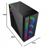 Ant Esports ICE-120AG Mid Tower Computer Case/Gaming Cabinet | Support ATX, Micro-ATX, Mini-ITX Motherboard with Pre-Installed 1 x 120 mm Black Rear Fan– Black Ant Esports ICE-120AG Mid Tower Computer Case/Gaming Cabinet | Support ATX, Micro-ATX, Mini-ITX Motherboard with Pre-Installed 1 x 120 mm Black Rear Fan– Black
