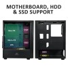 Ant Esports ICE-120AG Mid Tower Computer Case/Gaming Cabinet | Support ATX, Micro-ATX, Mini-ITX Motherboard with Pre-Installed 1 x 120 mm Black Rear Fan– Black Ant Esports ICE-120AG Mid Tower Computer Case/Gaming Cabinet | Support ATX, Micro-ATX, Mini-ITX Motherboard with Pre-Installed 1 x 120 mm Black Rear Fan– Black