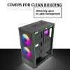 Ant Esports ICE-120AG Mid Tower Computer Case/Gaming Cabinet | Support ATX, Micro-ATX, Mini-ITX Motherboard with Pre-Installed 1 x 120 mm Black Rear Fan– Black Ant Esports ICE-120AG Mid Tower Computer Case/Gaming Cabinet | Support ATX, Micro-ATX, Mini-ITX Motherboard with Pre-Installed 1 x 120 mm Black Rear Fan– Black