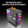 Ant Esports ICE-120AG Mid Tower Computer Case/Gaming Cabinet | Support ATX, Micro-ATX, Mini-ITX Motherboard with Pre-Installed 1 x 120 mm Black Rear Fan– Black Ant Esports ICE-120AG Mid Tower Computer Case/Gaming Cabinet | Support ATX, Micro-ATX, Mini-ITX Motherboard with Pre-Installed 1 x 120 mm Black Rear Fan– Black