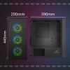 Ant Esports ICE-120AG Mid Tower Computer Case/Gaming Cabinet | Support ATX, Micro-ATX, Mini-ITX Motherboard with Pre-Installed 1 x 120 mm Black Rear Fan– Black Ant Esports ICE-120AG Mid Tower Computer Case/Gaming Cabinet | Support ATX, Micro-ATX, Mini-ITX Motherboard with Pre-Installed 1 x 120 mm Black Rear Fan– Black