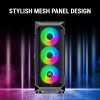 Ant Esports ICE-120AG Mid Tower Computer Case/Gaming Cabinet | Support ATX, Micro-ATX, Mini-ITX Motherboard with Pre-Installed 1 x 120 mm Black Rear Fan– Black Ant Esports ICE-120AG Mid Tower Computer Case/Gaming Cabinet | Support ATX, Micro-ATX, Mini-ITX Motherboard with Pre-Installed 1 x 120 mm Black Rear Fan– Black