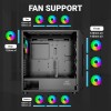 Ant Esports ICE-120AG Mid Tower Computer Case/Gaming Cabinet | Support ATX, Micro-ATX, Mini-ITX Motherboard with Pre-Installed 1 x 120 mm Black Rear Fan– Black Ant Esports ICE-120AG Mid Tower Computer Case/Gaming Cabinet | Support ATX, Micro-ATX, Mini-ITX Motherboard with Pre-Installed 1 x 120 mm Black Rear Fan– Black