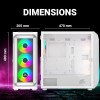 Ant Esports ICE-120AG Mid Tower Computer Case/Gaming Cabinet | Support ATX, Micro-ATX, Mini-ITX Motherboard with Pre-Installed 1 x 120 mm Black Rear Fan– Black Ant Esports ICE-120AG Mid Tower Computer Case/Gaming Cabinet | Support ATX, Micro-ATX, Mini-ITX Motherboard with Pre-Installed 1 x 120 mm Black Rear Fan– Black