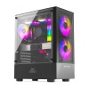 Ant Esports ICE-120AG Mid Tower Computer Case/Gaming Cabinet | Support ATX, Micro-ATX, Mini-ITX Motherboard with Pre-Installed 1 x 120 mm Black Rear Fan– Black Ant Esports ICE-120AG Mid Tower Computer Case/Gaming Cabinet | Support ATX, Micro-ATX, Mini-ITX Motherboard with Pre-Installed 1 x 120 mm Black Rear Fan– Black