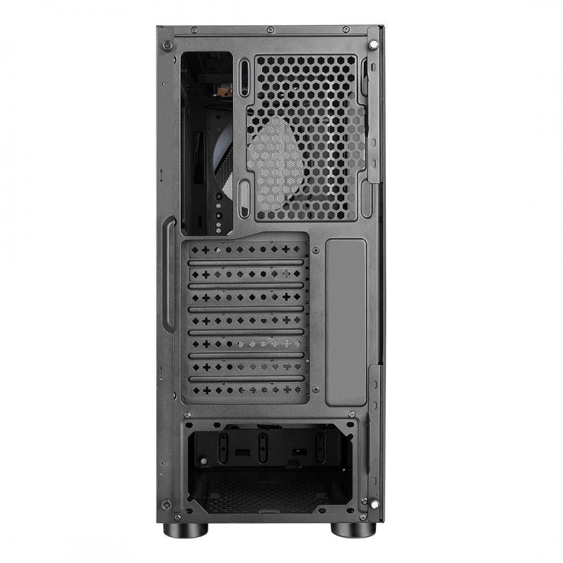 Ant Esports ICE-120AG Mid Tower Computer Case/Gaming Cabinet | Support ATX, Micro-ATX, Mini-ITX Motherboard with Pre-Installed 1 x 120 mm Black Rear Fan– Black Ant Esports ICE-120AG Mid Tower Computer Case/Gaming Cabinet | Support ATX, Micro-ATX, Mini-ITX Motherboard with Pre-Installed 1 x 120 mm Black Rear Fan– Black