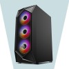 Ant Esports ICE-120AG Mid Tower Computer Case/Gaming Cabinet | Support ATX, Micro-ATX, Mini-ITX Motherboard with Pre-Installed 1 x 120 mm Black Rear Fan– Black Ant Esports ICE-120AG Mid Tower Computer Case/Gaming Cabinet | Support ATX, Micro-ATX, Mini-ITX Motherboard with Pre-Installed 1 x 120 mm Black Rear Fan– Black